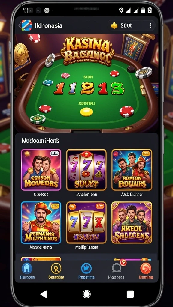 188bet - Tampilan antarmuka aplikasi 188BET yang user-friendly.