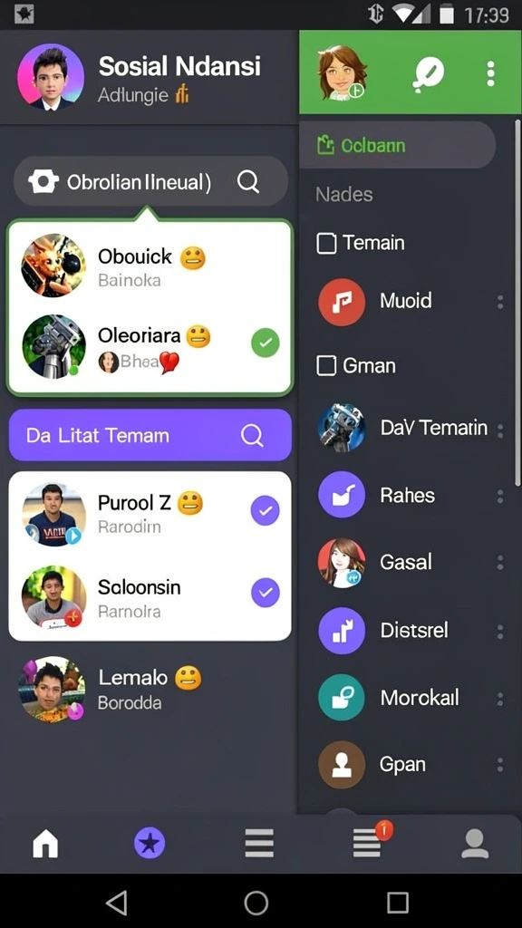 anoboy - Berinteraksi dengan teman dalam mode multiplayer.