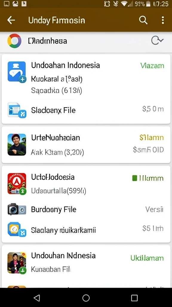 cemara77 - Tampilan menu utama aplikasi CEMARA77 yang memukau.