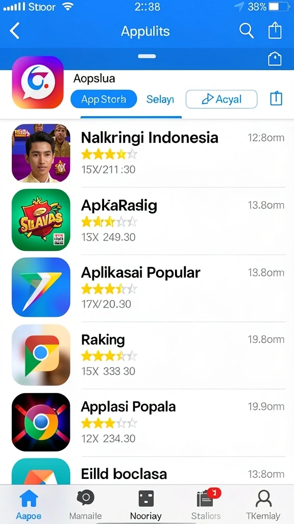 k3k3 - Screenshot menunjukkan karakter utama dalam hutan memikat.