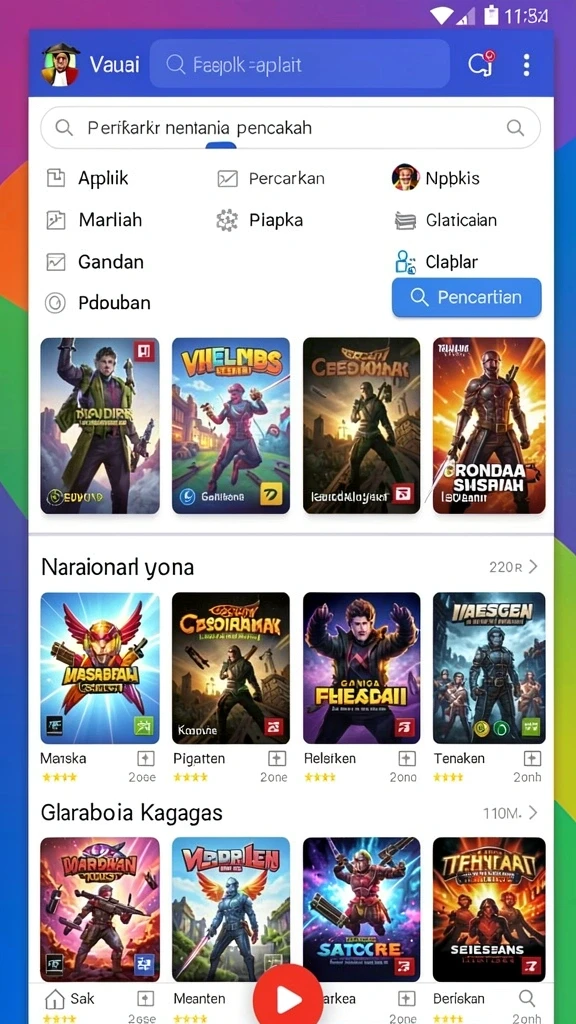 rsnok - Screenshot menampilkan karakter utama dalam aksi.
