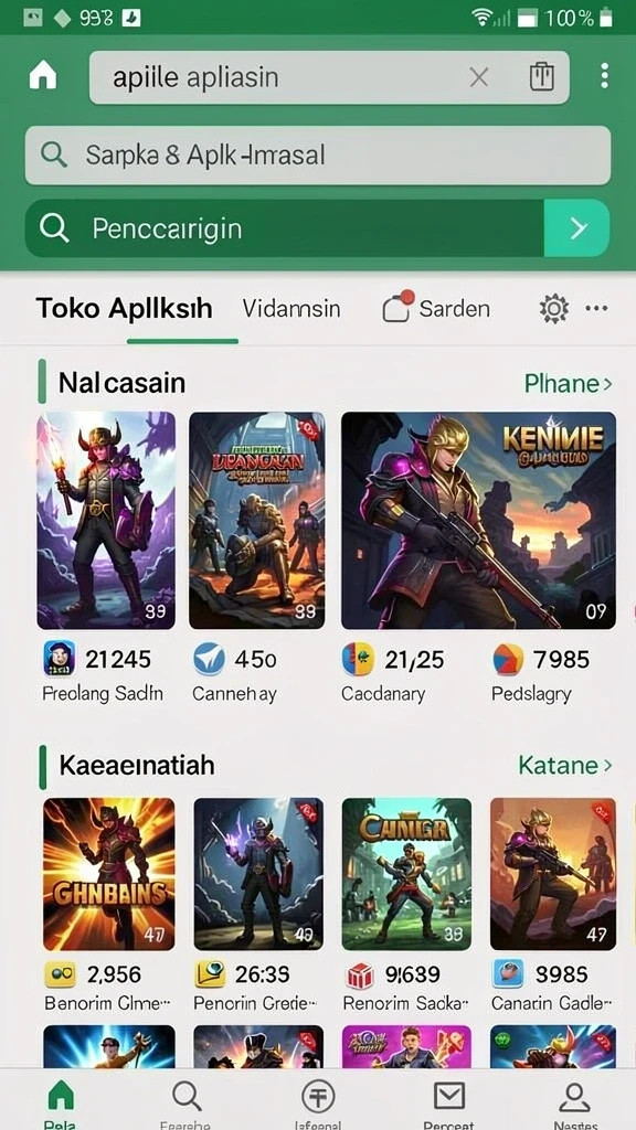 winboss - Tampilan awal yang menarik dengan karakter yang beragam.